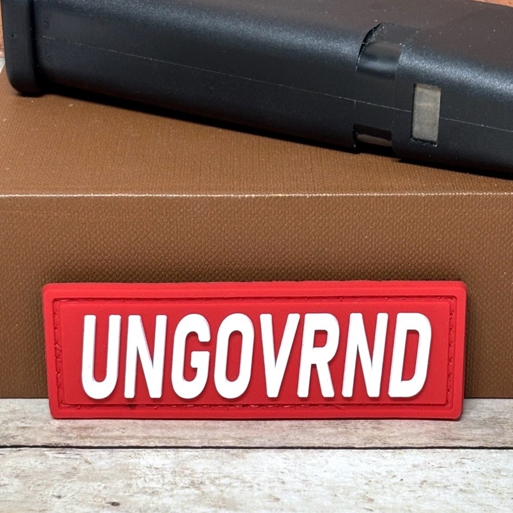 American Patriot UNGOVRND PVC Patch - Morale Patch - USA Tactical Patch